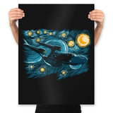 Starry Trek - Prints Posters RIPT Apparel 18x24 / Black