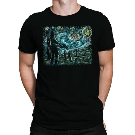 Starry Wars - Best Seller - Mens Premium T-Shirts RIPT Apparel Small / Black