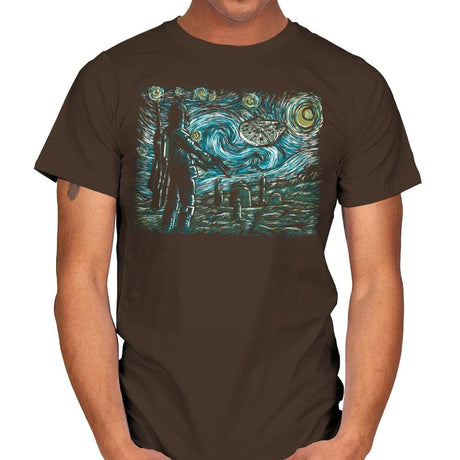 Starry Wars - Best Seller - Mens T-Shirts RIPT Apparel Small / Dark Chocolate