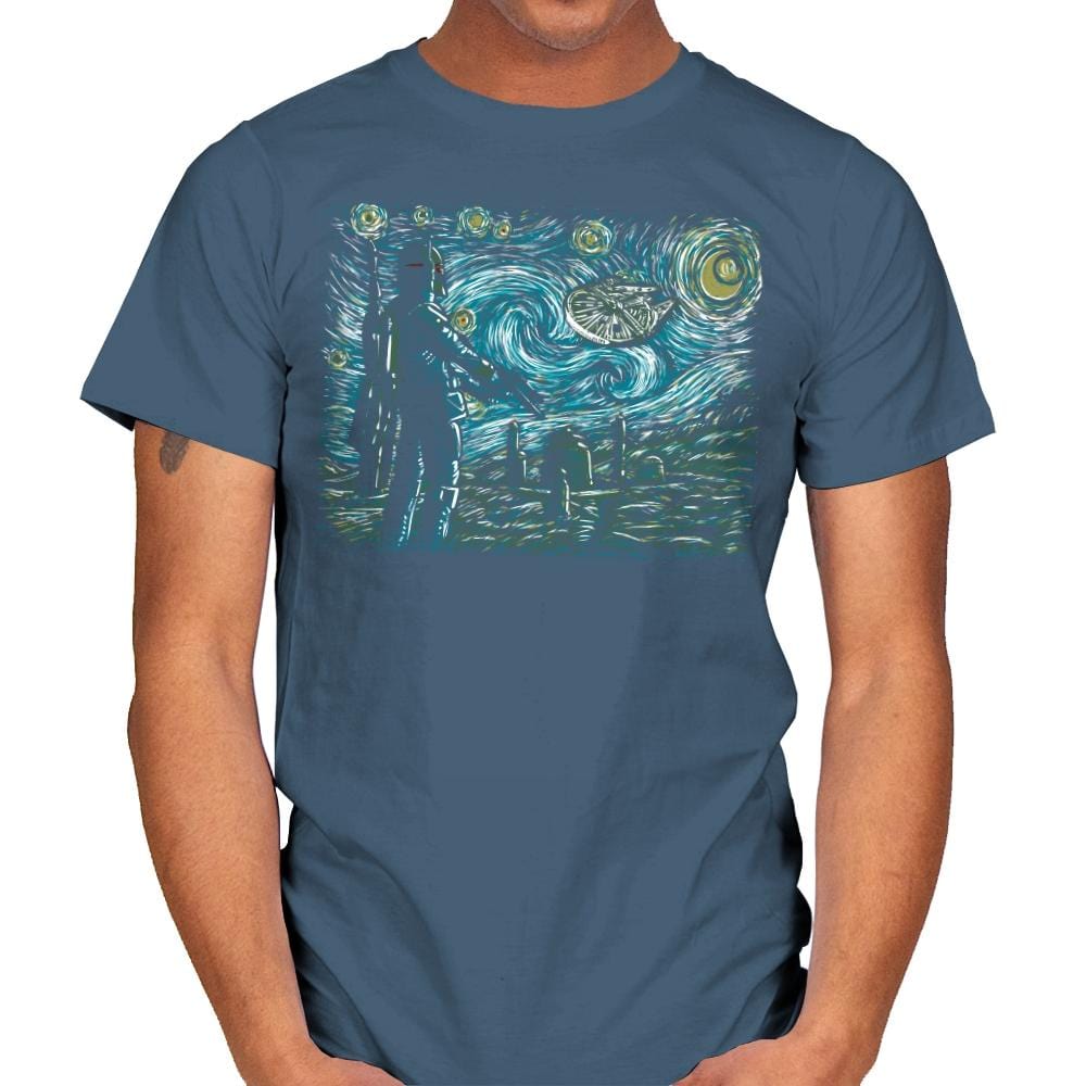 Starry Wars - Best Seller - Mens T-Shirts RIPT Apparel Small / Indigo Blue