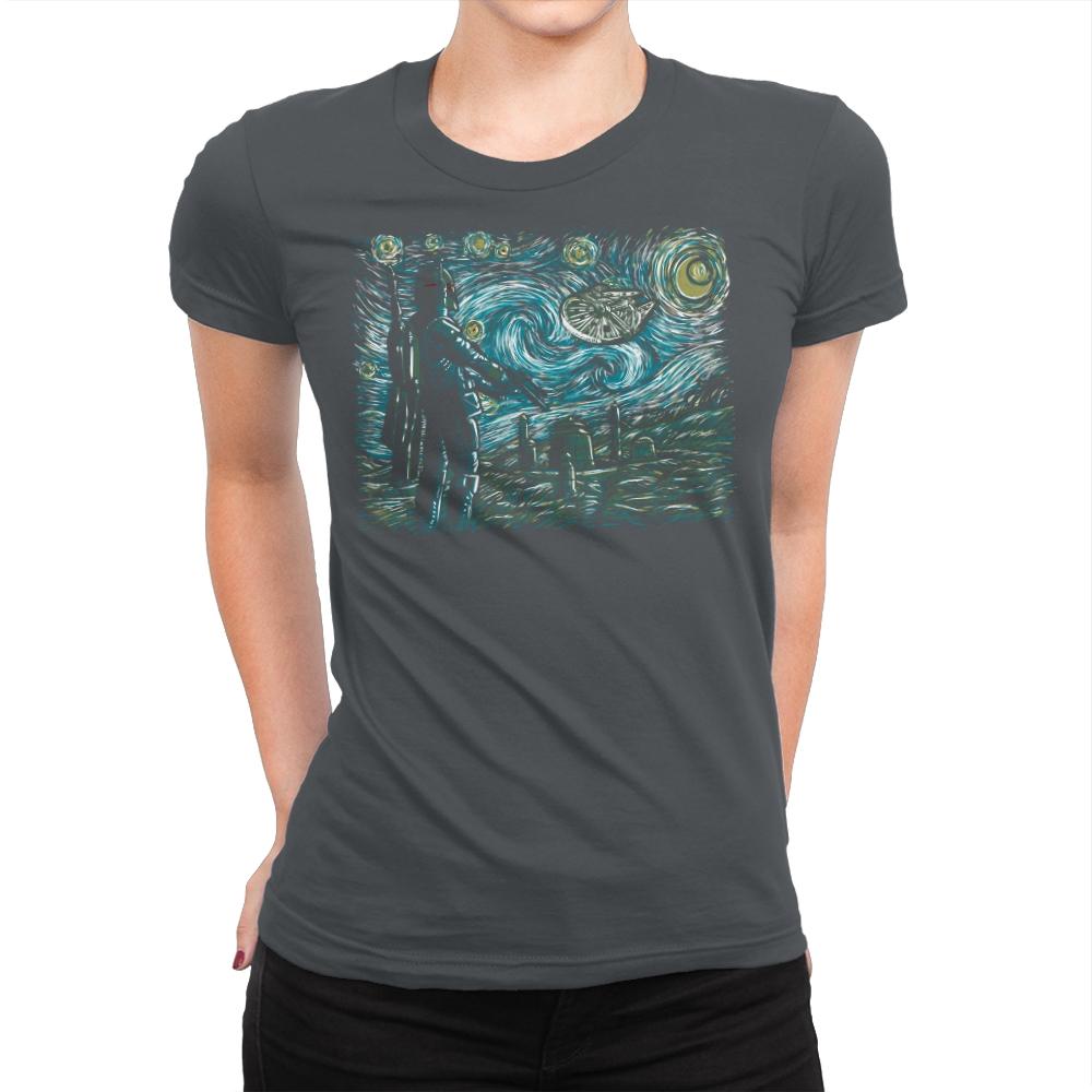 Starry Wars - Best Seller - Womens Premium T-Shirts RIPT Apparel Small / Heavy Metal