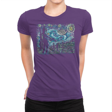 Starry Wars - Best Seller - Womens Premium T-Shirts RIPT Apparel Small / Purple Rush