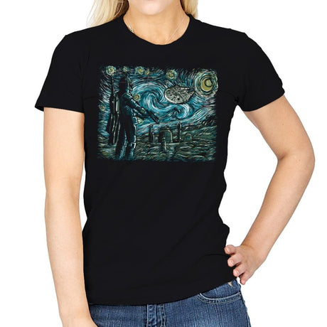 Starry Wars - Best Seller - Womens T-Shirts RIPT Apparel Small / Black