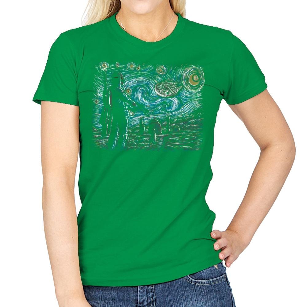 Starry Wars - Best Seller - Womens T-Shirts RIPT Apparel Small / Irish Green