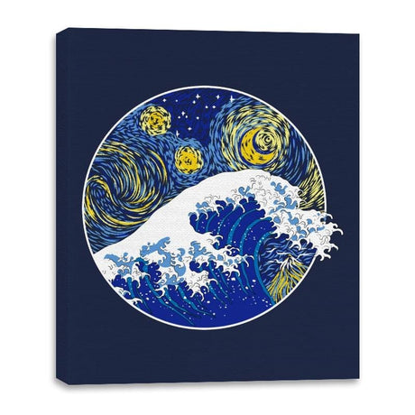 Starry Wave - Canvas Wraps Canvas Wraps RIPT Apparel