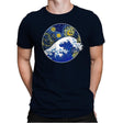 Starry Wave - Mens Premium T-Shirts RIPT Apparel Small / Midnight Navy