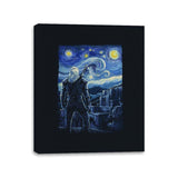 Starry Witcher - Canvas Wraps Canvas Wraps RIPT Apparel 11x14 / Black