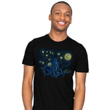 Starry Xenomorph - Mens T-Shirts RIPT Apparel Small / Black