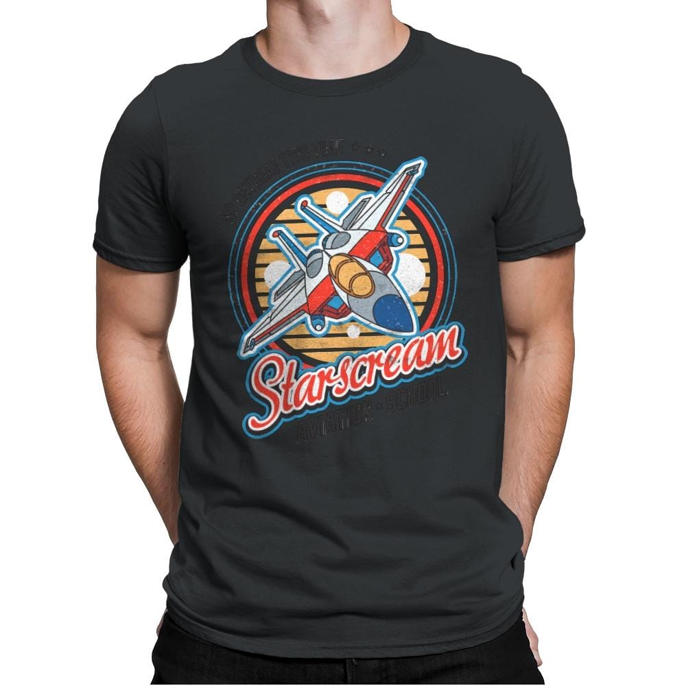 Starscream - Mens Premium T-Shirts RIPT Apparel Small / Heavy Metal
