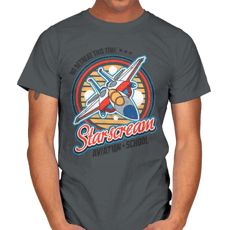 Starscream - Mens T-Shirts RIPT Apparel Small / Charcoal