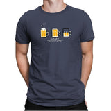 Start Drinking Exclusive - Mens Premium T-Shirts RIPT Apparel Small / Indigo
