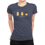 Start Drinking Exclusive - Womens Premium T-Shirts RIPT Apparel Small / Indigo