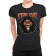Stay Evil - Womens Premium T-Shirts RIPT Apparel Small / Black