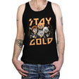 Stay Gold - Tanktop Tanktop RIPT Apparel X-Small / Black