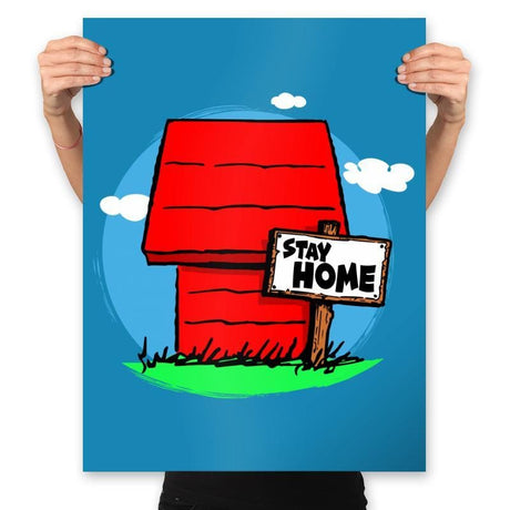Stay Home - Prints Posters RIPT Apparel 18x24 / Sapphire