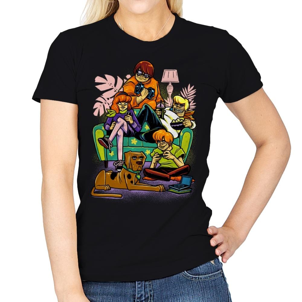 Stay Home Squad - Womens T-Shirts RIPT Apparel Small / Black