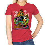 Stay Home Squad - Womens T-Shirts RIPT Apparel Small / Red