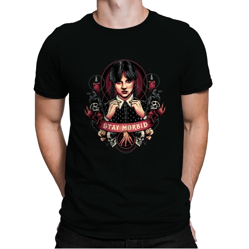 Stay Morbid - Mens Premium T-Shirts RIPT Apparel Small / Black