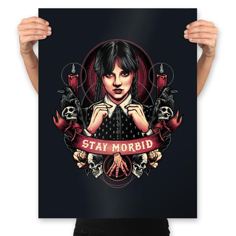 Stay Morbid - Prints Posters RIPT Apparel 18x24 / Black