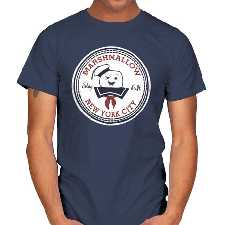 Stay Puft All Star - Mens T-Shirts RIPT Apparel Small / Navy