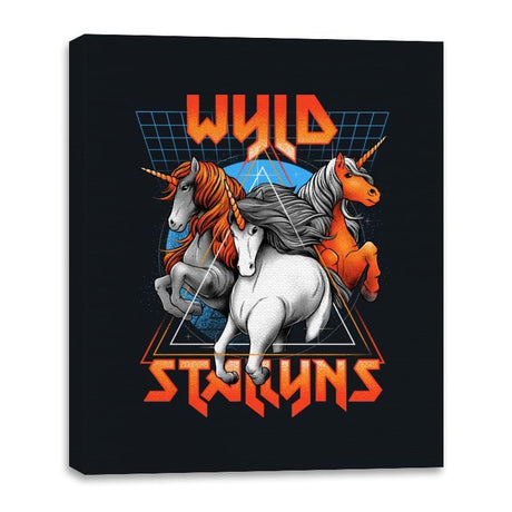 Stay Wyld - Canvas Wraps Canvas Wraps RIPT Apparel 16x20 / Black