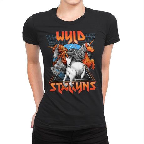 Stay Wyld - Womens Premium T-Shirts RIPT Apparel Small / Black