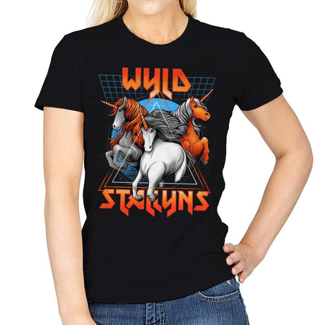 Stay Wyld - Womens T-Shirts RIPT Apparel Small / Black