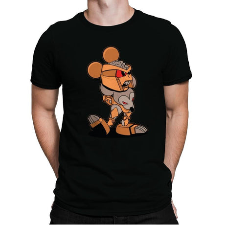 Steambot Ratty Exclusive - Shirtformers - Mens Premium T-Shirts RIPT Apparel Small / Black