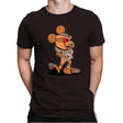 Steambot Ratty Exclusive - Shirtformers - Mens Premium T-Shirts RIPT Apparel Small / Dark Chocolate