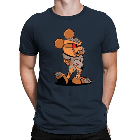Steambot Ratty Exclusive - Shirtformers - Mens Premium T-Shirts RIPT Apparel Small / Indigo