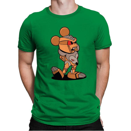 Steambot Ratty Exclusive - Shirtformers - Mens Premium T-Shirts RIPT Apparel Small / Kelly Green