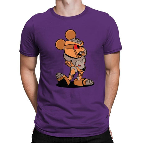 Steambot Ratty Exclusive - Shirtformers - Mens Premium T-Shirts RIPT Apparel Small / Purple Rush