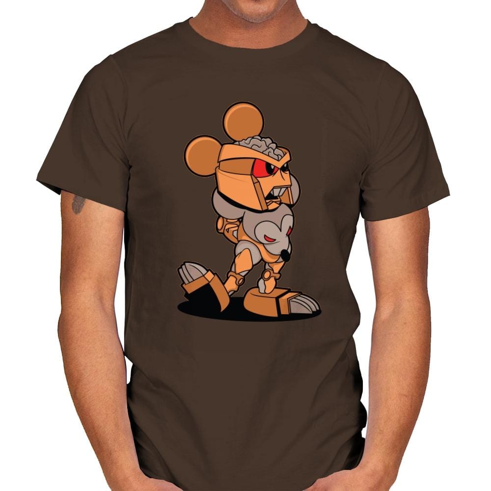 Steambot Ratty Exclusive - Shirtformers - Mens T-Shirts RIPT Apparel Small / Dark Chocolate