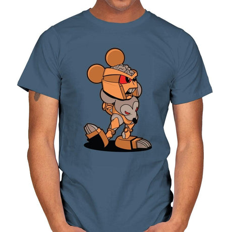 Steambot Ratty Exclusive - Shirtformers - Mens T-Shirts RIPT Apparel Small / Indigo Blue