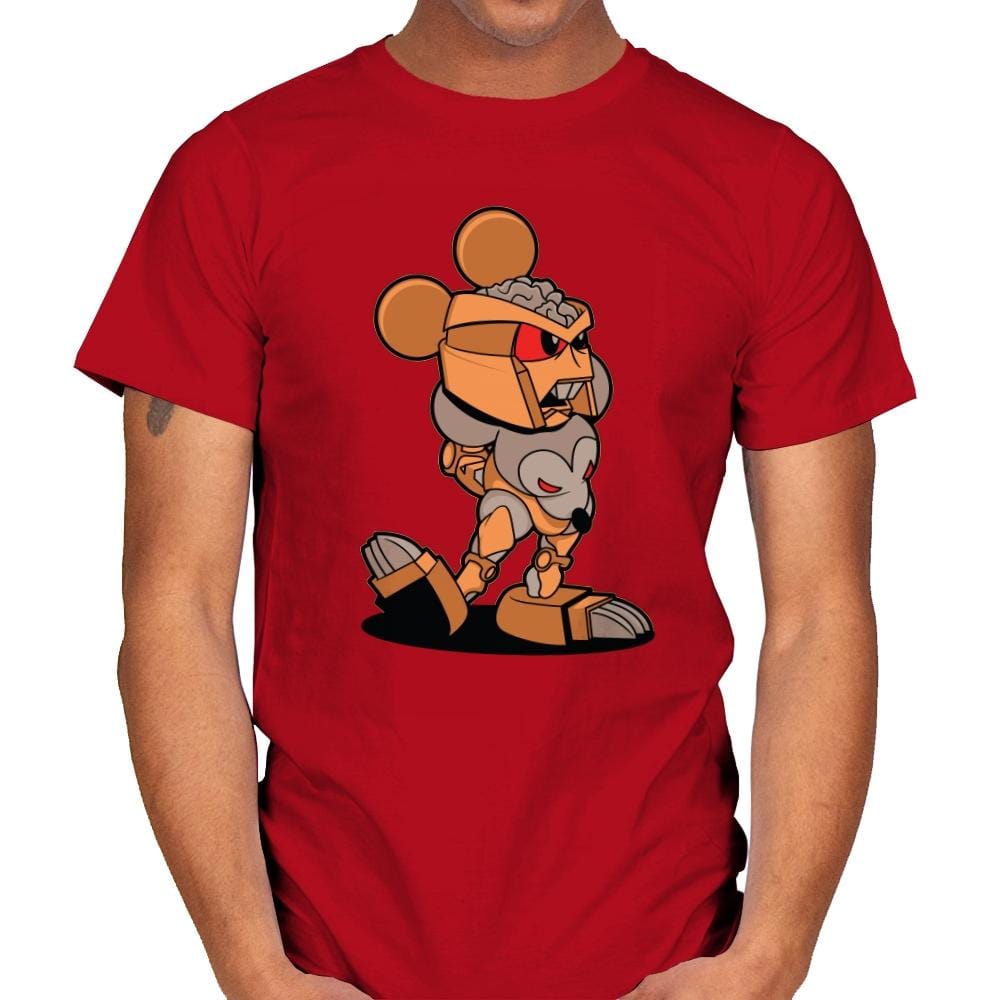 Steambot Ratty Exclusive - Shirtformers - Mens T-Shirts RIPT Apparel Small / Red