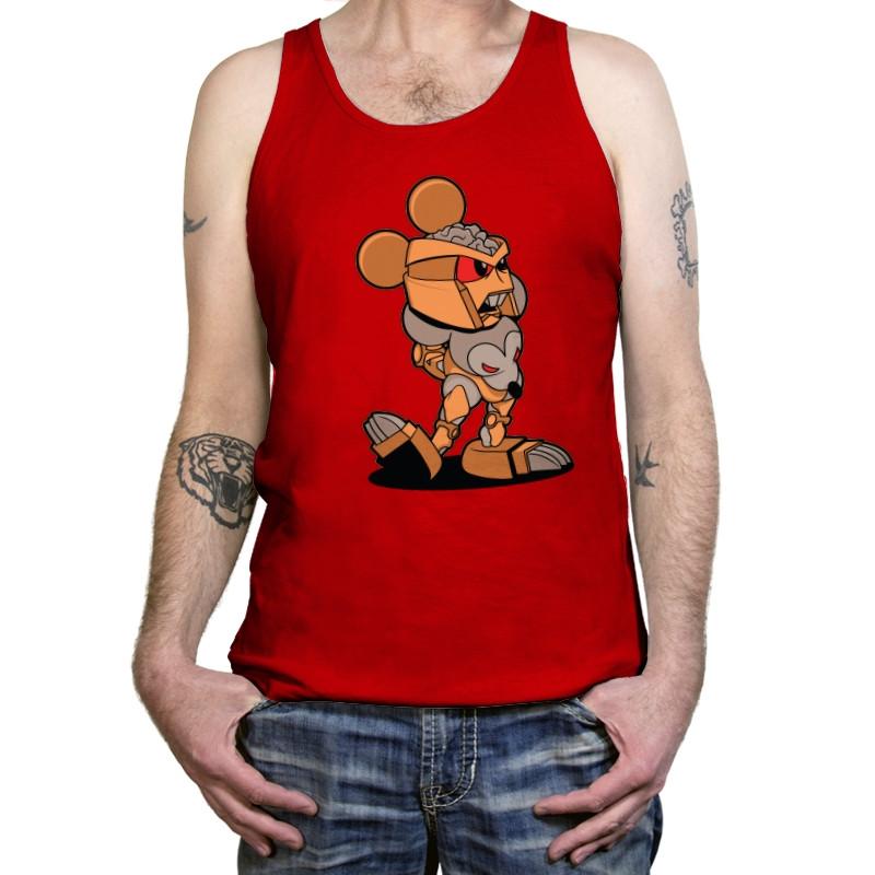 Steambot Ratty Exclusive - Shirtformers - Tanktop Tanktop RIPT Apparel X-Small / Red