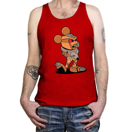 Steambot Ratty Exclusive - Shirtformers - Tanktop Tanktop RIPT Apparel X-Small / Red