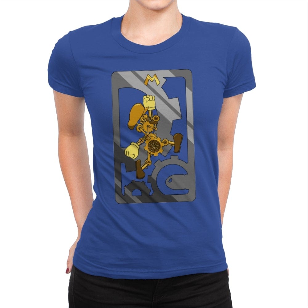 Steampunk Plumber - Womens Premium T-Shirts RIPT Apparel Small / Royal