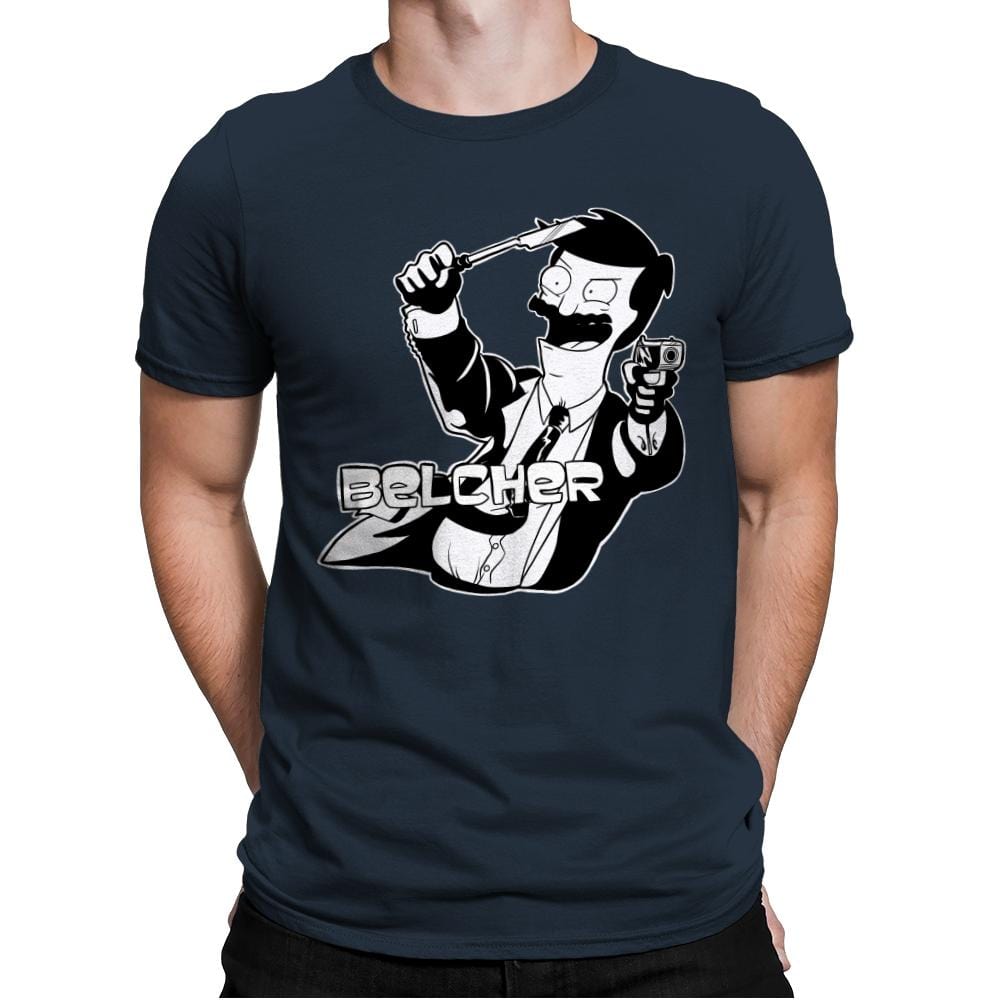 Sterling Belcher - Mens Premium T-Shirts RIPT Apparel Small / Indigo