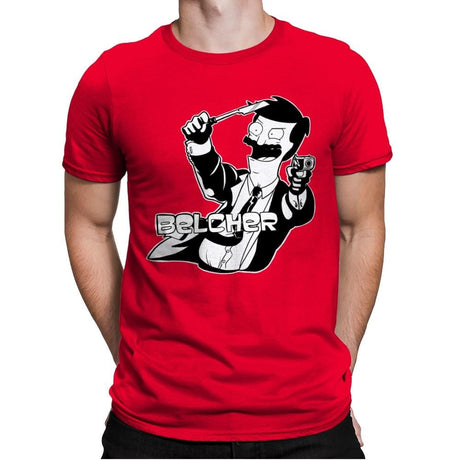 Sterling Belcher - Mens Premium T-Shirts RIPT Apparel Small / Red
