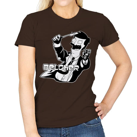 Sterling Belcher - Womens T-Shirts RIPT Apparel Small / Dark Chocolate