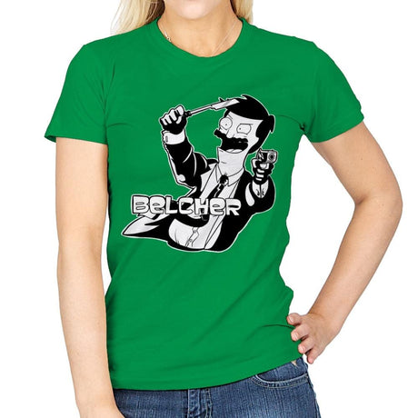 Sterling Belcher - Womens T-Shirts RIPT Apparel Small / Irish Green