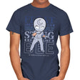 Steven with a V - Mens T-Shirts RIPT Apparel Small / Navy