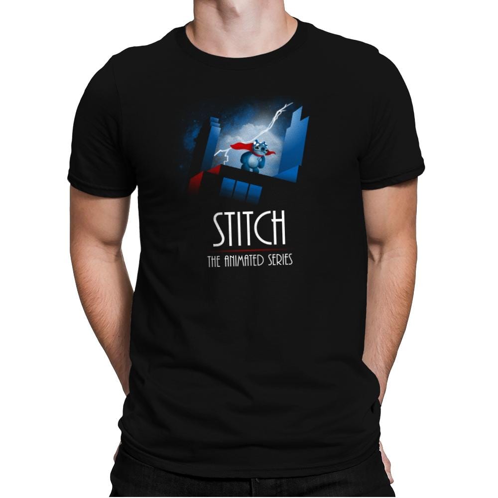 Stitch - The Animated Series Exclusive - Mens Premium T-Shirts RIPT Apparel Small / Black