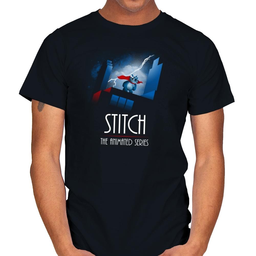 Stitch - The Animated Series Exclusive - Mens T-Shirts RIPT Apparel Small / Black