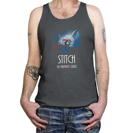 Stitch - The Animated Series Exclusive - Tanktop Tanktop Gooten X-Small / Asphalt