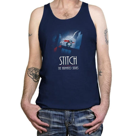 Stitch - The Animated Series Exclusive - Tanktop Tanktop Gooten X-Small / Navy