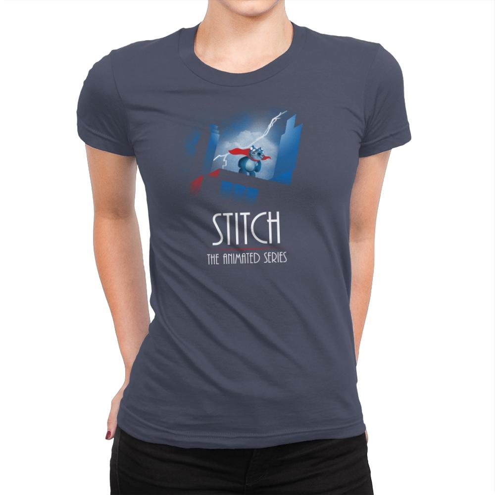 Stitch - The Animated Series Exclusive - Womens Premium T-Shirts RIPT Apparel Small / Indigo