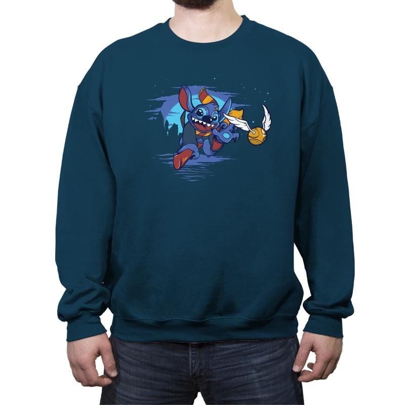 Stitches Get Snitches - Crew Neck Sweatshirt Crew Neck Sweatshirt RIPT Apparel