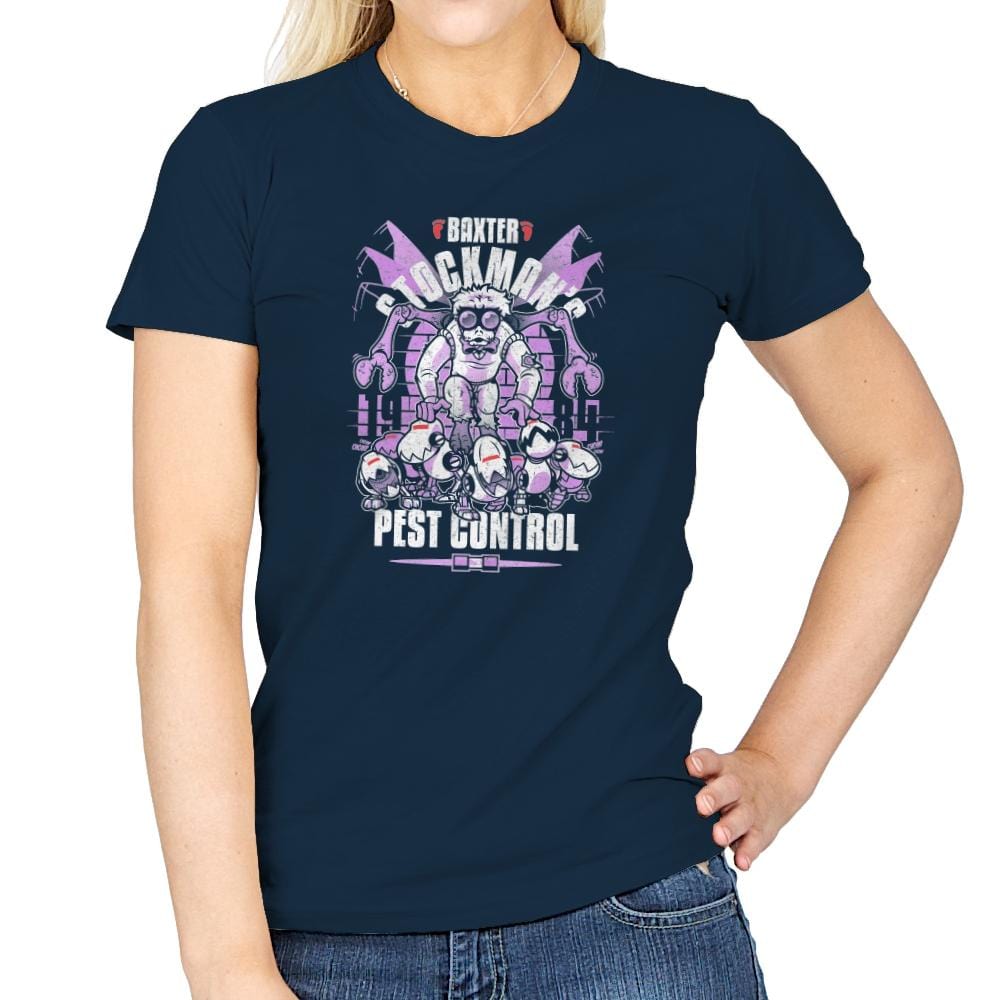Stockman's Pest Control Exclusive - Womens T-Shirts RIPT Apparel Small / Navy